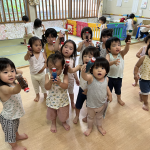 そらぐみ✿花紙で遊んだよ✿